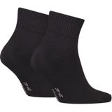 Calvin Klein - Quarter Sokken - Wit - 2 Paar - Logo Monogram