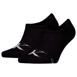Calvin Klein - Footies - Katoen - 2 Paar - Zwart