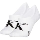 Calvin Klein - Kousenvoetjes - Footies - Zwart - 83% Katoen - Per 2 Paar