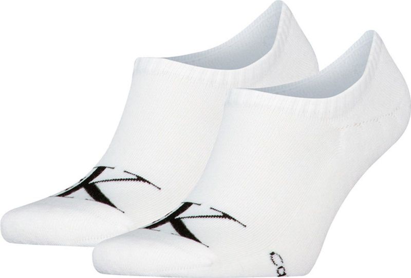 Calvin Klein - Kousenvoetjes - Footies - Zwart - 83% Katoen - Per 2 Paar