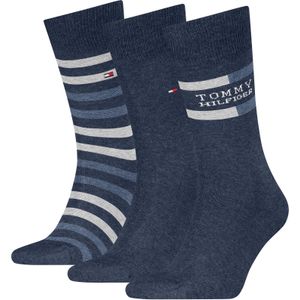 Tommy Hilfiger - TH MEN SOCK 3P GIFTBOX - Sokken - Jeans - 43-46 EU
