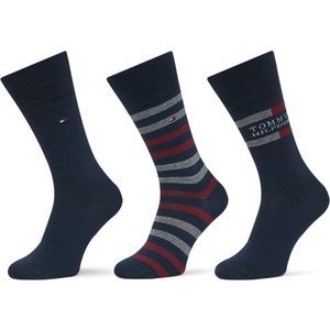 Tommy Hilfiger - Giftbox Sokken - Donkerblauw - Set van 3