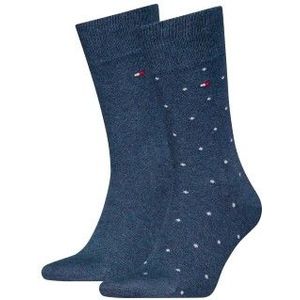 Dots - Classic Sok - Denim - 2 Stuks - Heren