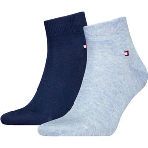 Sneakersocken mit Label-Detail im 2er-Pack Modell '2ER QUARTER'