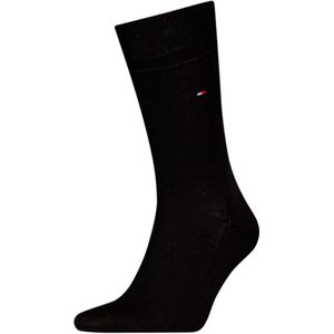 Tommy Hilfiger - Sokken - Zwart - 70% Wol / 19% Katoen / 9% Polyamide / 2% Elastaan