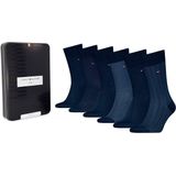 Tommy Hilfiger Socken »TH MEN SOCK 6P TIN GIFTBOX BIRDSEYE«, (Box, 6 Paar), Geschenkbox, ideal zum Verschenken, Baumwoll-Stretch