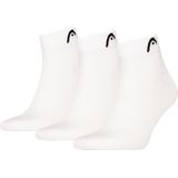 HEAD - Quartersokken Training - Grijs / Wit / Zwart - 3-pack