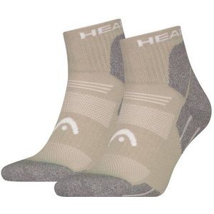 Hiking / wandel sokken 2-paar - Alle klimaten - Quarter wandelsokken - Korte sokken  - Taupe
