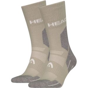 Hiking - 2 Pack Crew Sokken - Hoge Hiking Sokken - Taupe