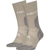 Head - Hiking Crew Sokken - Taupe - 74% Polyester 22% Katoen 3% Polyamide 1% Elastaan