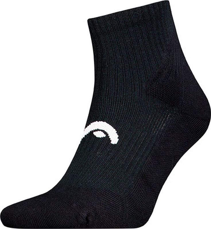 Head - Quarter - Tennissokken - Zwart - 1 Paar
