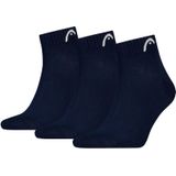 HEAD - Quartersokken - Navy - 3-pack