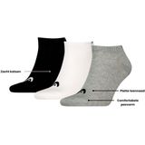HEAD - Sneakersokken - Wit - 3 Paar - Katoenmix