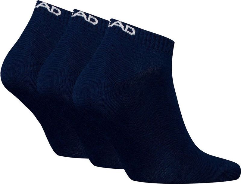Head - Sneakersokken - Blauw - 3-paar - Katoenen Enkelsokken - Uniseks