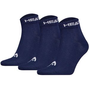 HEAD - Quartersokken - Blauw - 3-pack - Unisex