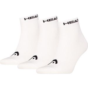 HEAD 3P quartersokken elements wit - 35-38