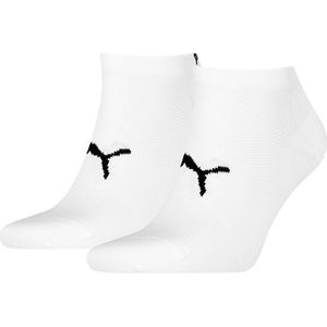 PUMA - Unisex Sneaker Sportsokken - White - 2 Paar