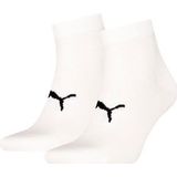 PUMA - Quarter Sportsokken - Zwart - 2 Paar