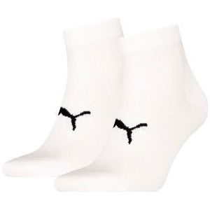 PUMA - Unisex Quarter Sportsokken - Zwart - 2 Paar