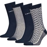 Levi's® Socken, (4 Paar), mit auffälliger Musterung