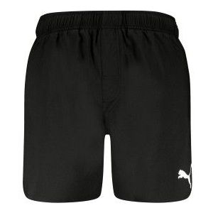 PUMA - Swim Men Mid Shorts - Zwart - Polyester