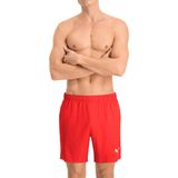 PUMA - Swim Men Mid Shorts - Rood - Zwembroek