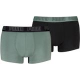 PUMA Everyday Trunk Heren (2 stuks), olijfgroen/zwart, L