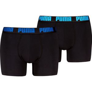 Puma - Everyday Basic - Boxershorts - Zwart en Blauw - 2-pack