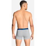 Puma - Everyday Basic - Boxershorts - Light Grey Melange / Blue - 2-pack