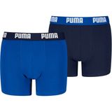 PUMA - Boxershorts - Blauw - Katoen - 2-Pack