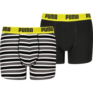 PUMA - Everyday Striped - Boxershorts - Zwart - Set van 2