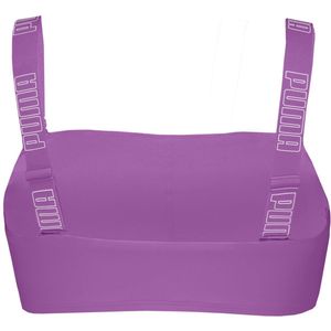 Puma - Bandeau Bikinitop - Zwart - Gerecycled Materiaal