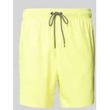 PUMA Swim Halflange Zwembroek voor Heren, Geel, Maat M