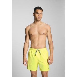 PUMA - Swim Halflange Zwembroek - Geel - Heren