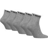 HEAD - Kwart Sokken - Effen - 5-Pack - Katoenmix