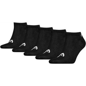 HEAD - Sneakersokken - Zwart - Slijtvast Katoen - 5 Paar