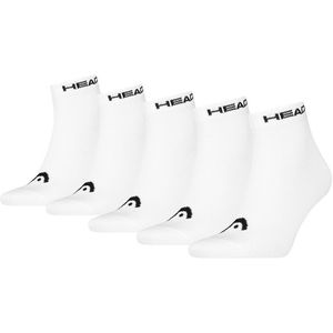 HEAD Unisex All Sports Quarter (5-pack), wit, 31-34