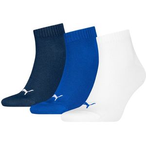 PUMA - Quartersokken - Multi - Katoen - 3 Paar