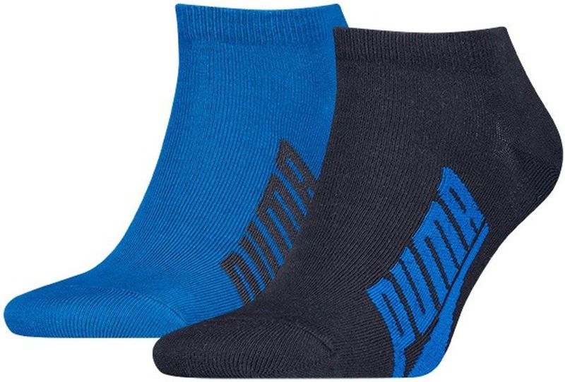 PUMA - Sneakersokken - Wit en Grijs - 2-pack - Unisex