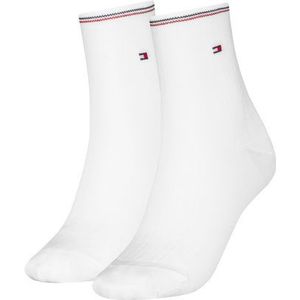 Tommy Hilfiger - BE#StichdTommySocksWoman - Sokken - Wit - 2 Paar