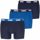 PUMA - Everyday Boxer 3P - Sportondergoed - Blauw