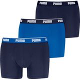 PUMA - Everyday Boxer 3P - Sportondergoed - Blauw