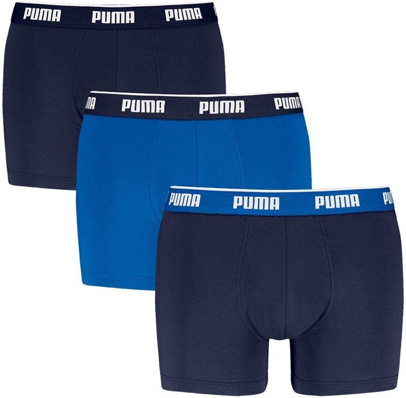 PUMA - Everyday Boxer 3P - Sportondergoed - Blauw
