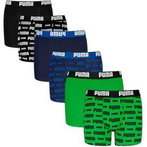 PUMA - Basic - Boxershorts - Multipack van 6 - Zacht - Comfortabel