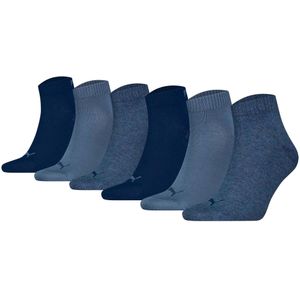 Puma - Quarter Sokken - Katoenmix - Voordeelverpakking 9 Paar