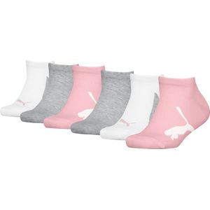 PUMA - Sneakersokken - Wit - Katoen - Set van 6 Stuks
