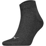 Puma - Quarter Sokken - Grijs - Katoen - 6 Paar