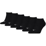 Puma - 6-Paar Invisible Enkelsokken - Katoen - Wit