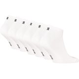 Puma - 6-Paar Invisible Enkelsokken - Katoen - Wit