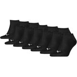 Puma - Sneakersokken - Zwart - Katoen - Verpakt per 12 paar